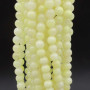 Agata gialla lemon 4 mm tonda liscia filo 40 cm