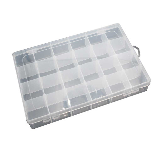 Contenitore Perline Organizer 27x18 cm 24 scompartimenti