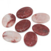 Agata crazy ovale 30x22 mm liscia conf. 2 pz