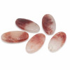 Agata crazy ovale liscia 40x20 mm conf. 1 pz