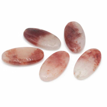 Agata crazy ovale liscia 40x20 mm conf. 1 pz