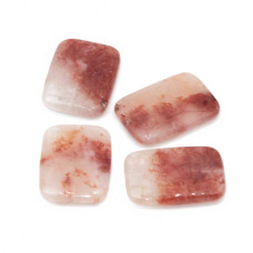 Agata crazy rettangolo liscio 35x25 mm conf. 1 pz