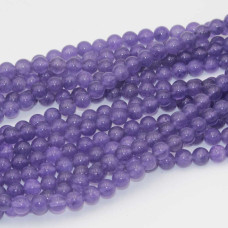 Agata di fuoco viola tonda liscia 8 mm filo 40 cm Agata di fuoco viola tonda liscia 8 mm filo 40 cm