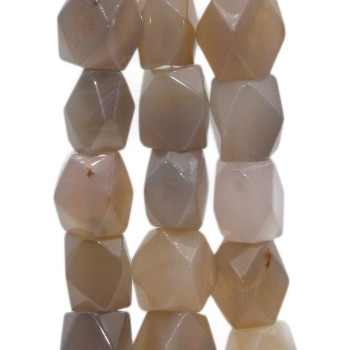 Agata grigia pepita 16x13 mm circa pacco 2 pz