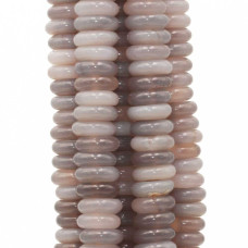 Agata grigia rondelle piatte 12x4 mm lisce 30 pz Agata grigia rondelle piatte 12x4 mm lisce 30 pz
