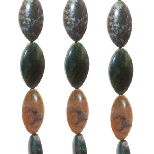 Agata indiana ovale 40x21 mm 1 pz