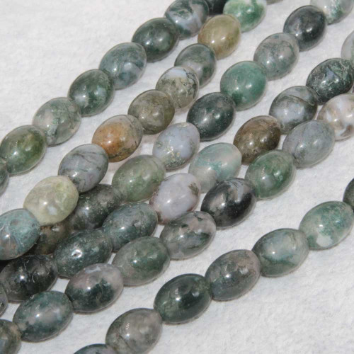 Agata indiana barilotto 9.5x7 mm liscio filo 40 cm