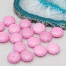 Agata rosa gettone 10 mm conf. 20 pz Agata rosa gettone 10 mm conf. 20 pz