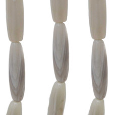 Agata Grigia madagascar colonna 3 lati 43x10 mm 1 pz Agata Grigia madagascar colonna 3 lati 43x10 mm 1 pz