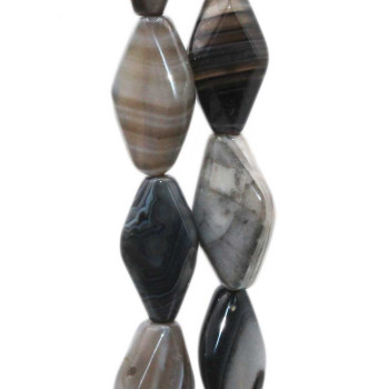 Agata madagascar rombo 30x17 mm circa pacco 1 pz