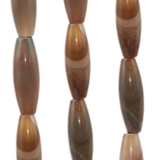 Agata striata colonna liscia 40x14 mm 1 pz