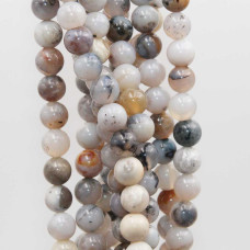 Agata striata madagascar 6 mm liscia filo 40 cm Agata striata madagascar 6 mm liscia filo 40 cm
