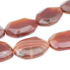 Corniola rossa striata piastra 43x30 circa pacco 1 pz
