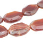 Corniola rossa striata piastra 43x30 circa pacco 1 pz