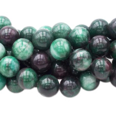 Agata verde muschiata liscia 14 mm pacco 4 pz Agata verde muschiata liscia 14 mm pacco 4 pz