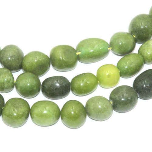 Agata verde pepite 13/18 mm pacco 10 pz