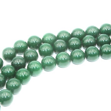 Agata verde tonda liscia 13.5 mm pacco 10 pz Agata verde tonda liscia 13.5 mm pacco 10 pz