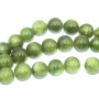 Agata verde tonda liscia 13 mm filo 40 cm