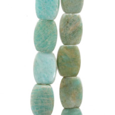 Amazzonite rettangolo 16x12 mm 2 pz Amazzonite rettangolo 16x12 mm 2 pz