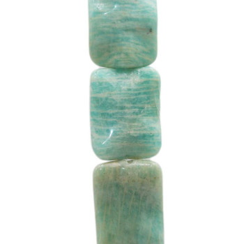 Amazzonite rettangolo ondulato 30x22 mm 1 pz