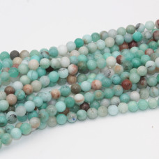 Amazonite colorata tonda liscia 8 mm filo 40 cm Amazonite colorata tonda liscia 8 mm filo 40 cm