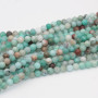 Amazonite colorata tonda liscia 8 mm filo 40 cm