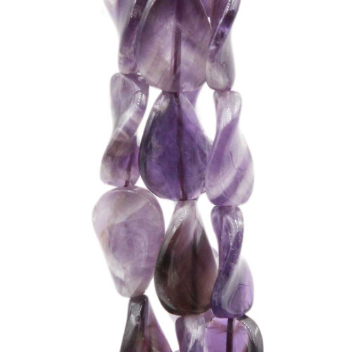 Ametista ovale ondulato 20x15 mm 2 pz