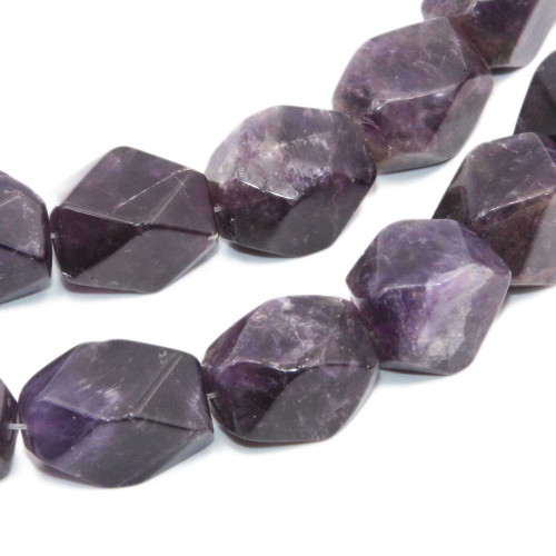 Ametista pepite smussate 16x12 mm circa pacco 2 pz