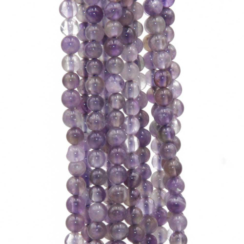 Ametista tonda liscia 2.4 mm filo 40 cm