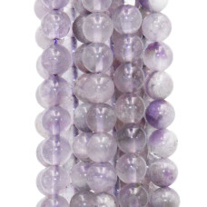 Ametista lavanda 8 mm liscia filo 40 cm
