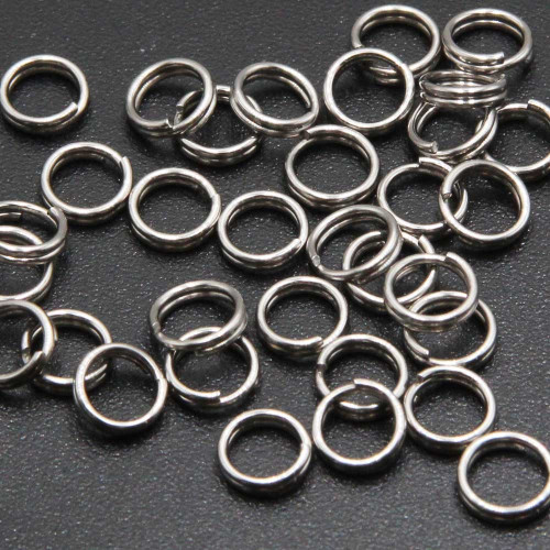 Anellini brisè acciaio 6 mm 50 pz