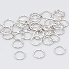 Anellini acciaio taglio speciale 9.5x0.8 mm conf. 100 pz Anellini acciaio taglio speciale 9.5x0.8 mm conf. 100 pz