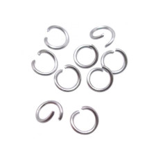 Anellini in acciaio aperti 2.5x0.3 mm pacco 200 pezzi