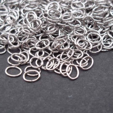Anellini in acciaio inox 4x3x05 mm pacco 50 pz 