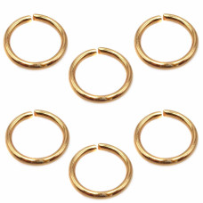 Anellini in acciaio oro 3x0.3 mm conf. 50 pz
