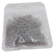 Anellini in acciaio aperti 2.5x0.4 mm pacco 1000 pezzi Anellini in acciaio aperti 2.5x0.4 mm pacco 1000 pezzi