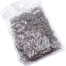Anellini in acciaio aperti 10x1.2 mm pacco 250 pz Anellini in acciaio aperti 10x1.2 mm pacco 250 pz