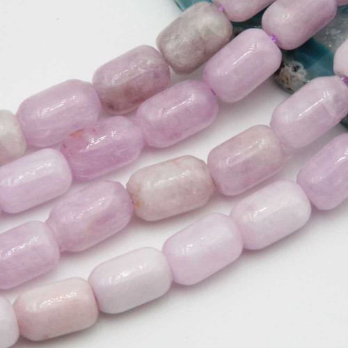 kunzite barilotto liscio 9x6 mm conf. 10 pz