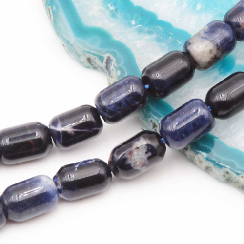 Sodalite barilotto liscio 9x6 mm conf. 10 pz