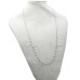 Base collana acciaio magliapalline piatte lunghezza 60 cm