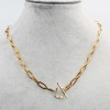 Base collana 39 cm girocollo chiusura rettangolare conf. 1 pz