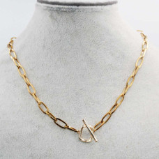 Base collana 39 cm girocollo chiusura rettangolare conf. 1 pz