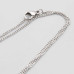 Base collana acciaio 60 cm conf. 1 pz