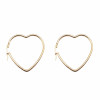 Orecchini in acciaio cuore 44x38 mm pacco 2 pezzi