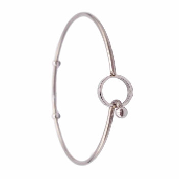 Bracciale in acciaio 65 mm chiusura tonda pacco da 1 pezzo 
