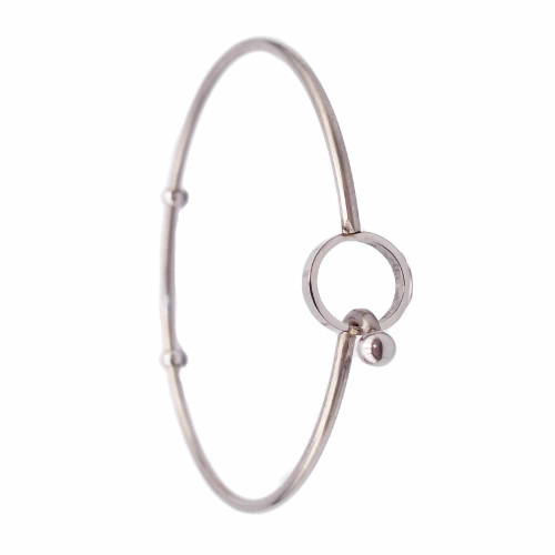 Bracciale in acciaio 65 mm chiusura tonda pacco da 1 pezzo 