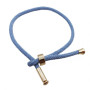 Base Bracciale in Nylon alta qualità regolabile azzurro pacco 1 pezzo