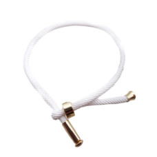 Base Bracciale in Nylon alta qualità regolabile bianco pacco 1 pezzo Base Bracciale in Nylon alta qualità regolabile bianco pacco 1 pezzo
