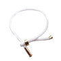 Base Bracciale in Nylon alta qualità regolabile bianco pacco 1 pezzo