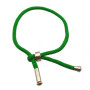 Base Bracciale in Nylon alta qualità regolabile verde pacco 1 pezzo